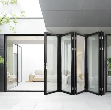 Aluminum Waterproof Bifold Villa Doors