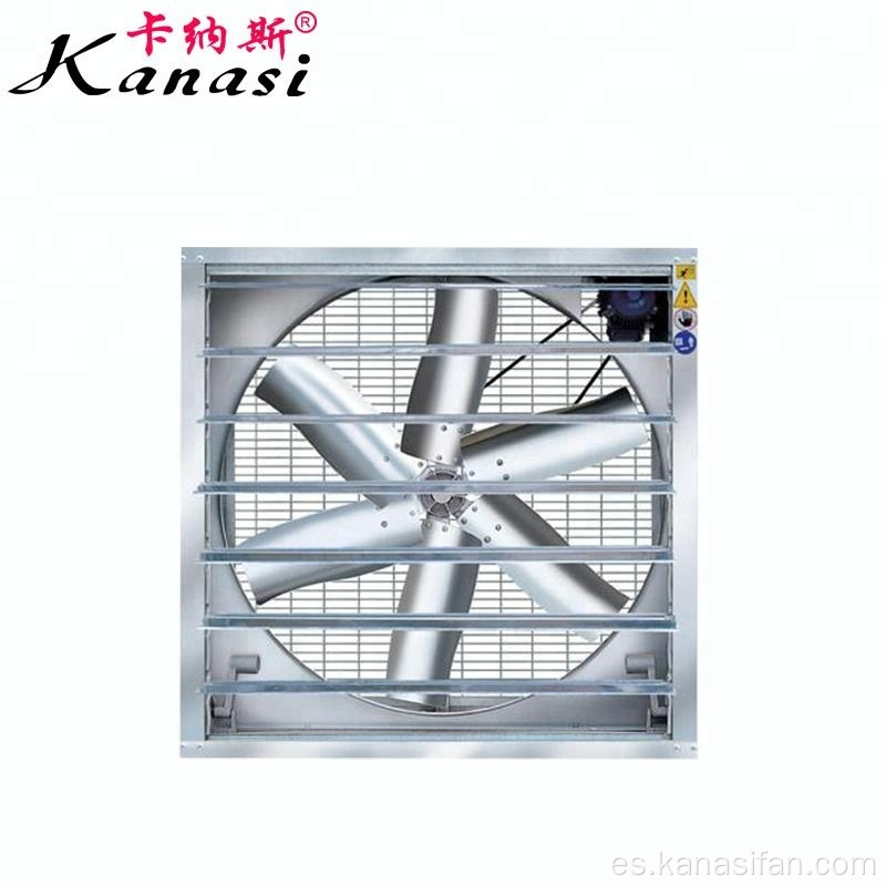 Ventiladores axiales de ventilación para aves de corral de gran flujo de aire Acero inoxidable