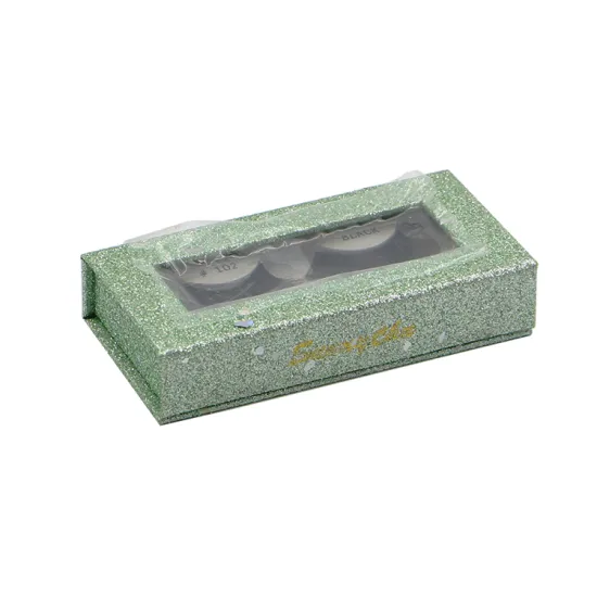 Paper eyelashes packaging cosmetics custom