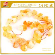 Natural Raw Rough Citrine Crystal Beads no polished