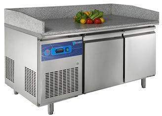 Stainless Steel 225L Pizza Counters With Marble Panel , 135