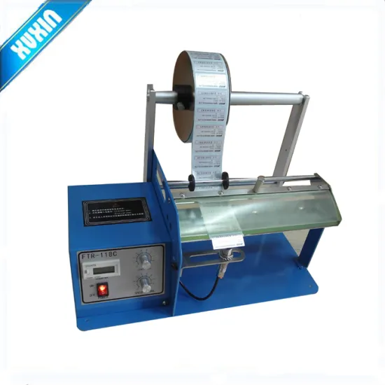 China-Made Automatic Digital Small Label Sticker Peeling Machine - 250mm Width