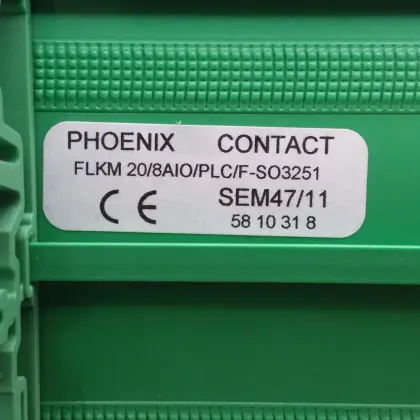 PHOENIX CONTACT FLKM 20/8AIO/PLC/F-SO3251 Phoenix Contact Interface Module
