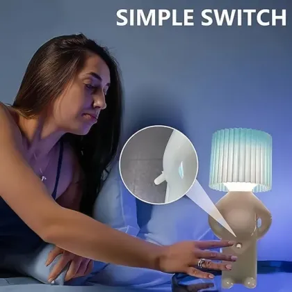 Cute Boy Shy LED Table Lamp Night Light