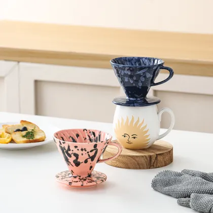 New Arrival Slow Brewing Coffee Set: Pour Over Cup Filter Dripper with Mug