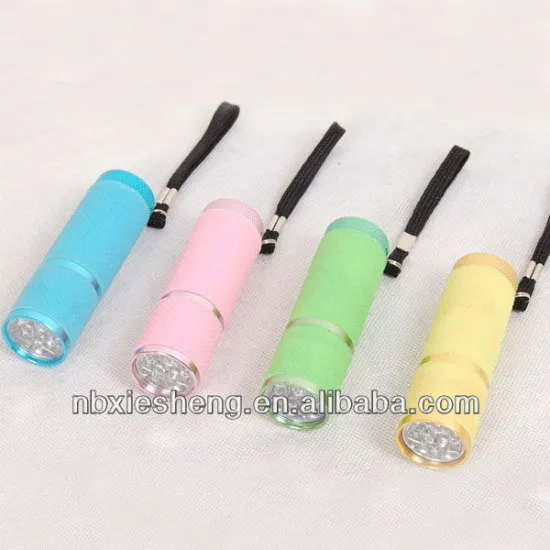 Promotional green led flashlight