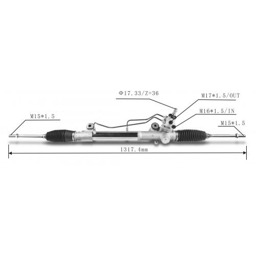 CRÉMAILLÈRE DE DIRECTION POUR Toyota Hilux 2WD