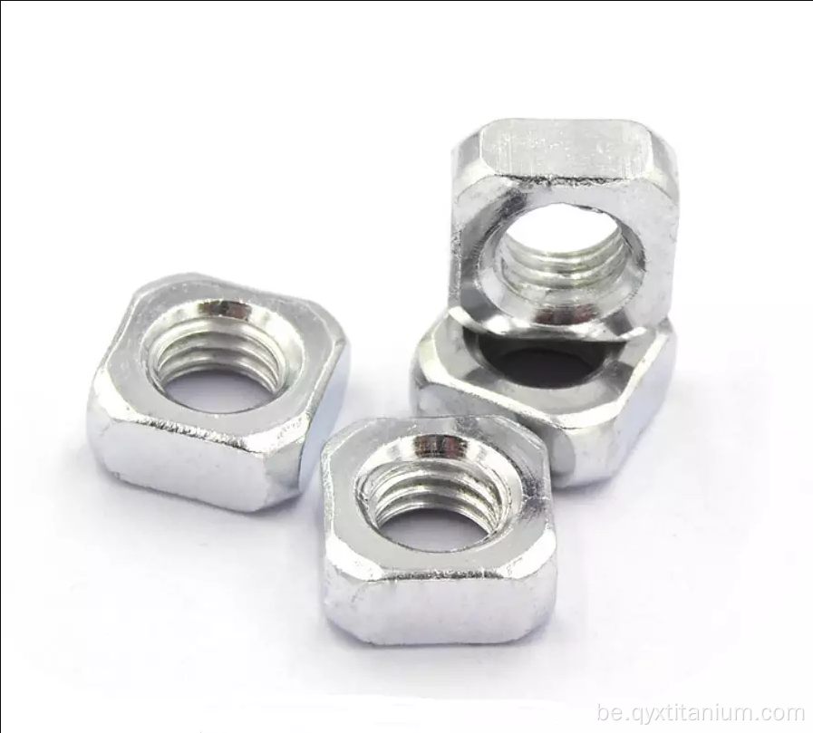 Карыстальніцкая гайка Gr5 Titanium Square для аўтамабільнага нанясення