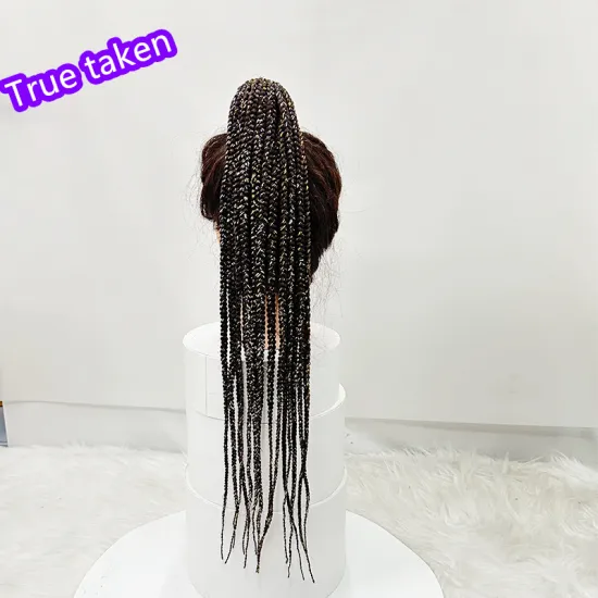 Girls' Rainbow Tinsel Braided Ponytail Hair Extensions