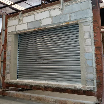Fire Rated Garage Door: Inorganic Resistant Electric Fireproof Rolling Shutter Door