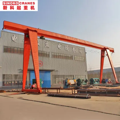 ZPMC Small Rail-mounted Gantry Crane - 10t to 16t Single Girder with Large Span