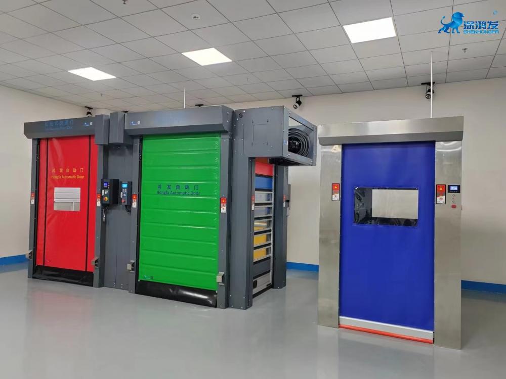 High Quality PVC Auto-Recovery High Speed Door