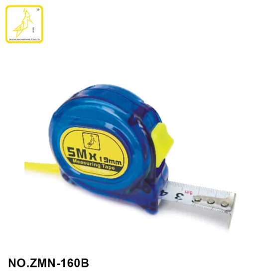 Auto Lock Measuring Tape Transparent Plastic Shell Factory Sells 3m 5m 7.5m 10m