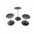 Black Round metal Votive candle holder for decoration