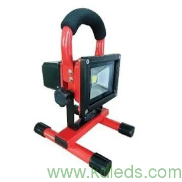 Black 5W chargeable flood light