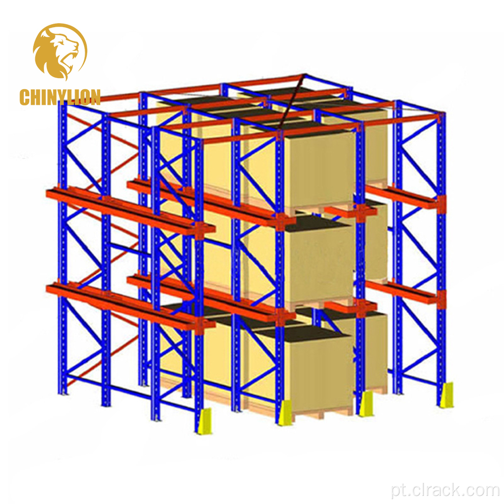Dirija no armazenamento de paletes de rack de paletes