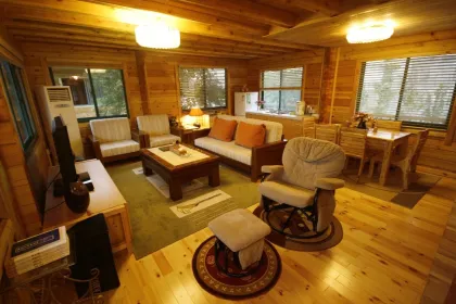 prefab wooden house Modular wooden house bedroom taizhou linhai cheap price