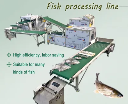 Automatic Fish Cleaning Machine: Anchovy Amberjack Peeling Tail Cutter Fillet Production Line