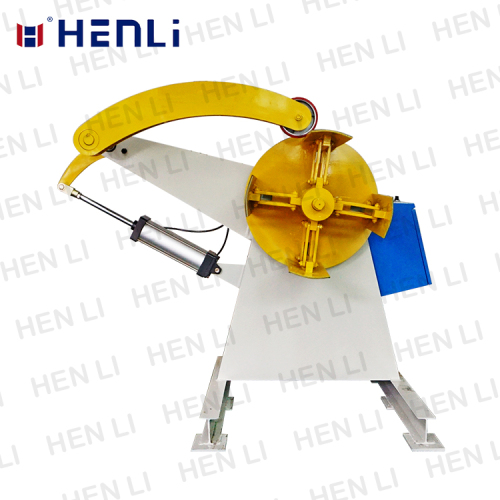 Coated Steel Flat Sheet Payoff Reel For Punching Press