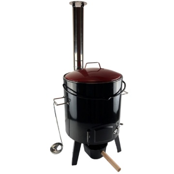 14 Inch Portable Cooking Pot Set with BBQ Grill Stove and Burner: The Ultimate Outdoor Cooking Solution for Campfires and Adventures