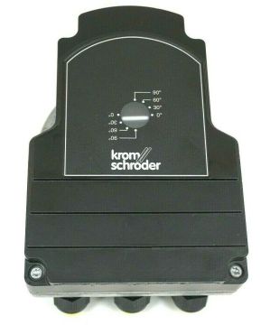 Kromschroder IC2015Q3T: Servo Motor Driver with Butterfly Valve for Industrial Burner Applications