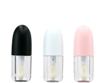 PET Lip Gloss with Brush Plug