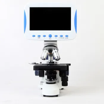 7 Inch LCD School Laboratory Microscope: Digital Trinocular Binocular Optical Microscope