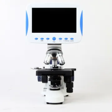 7 Inch LCD School Laboratory Microscope: Digital Trinocular Binocular Optical Microscope