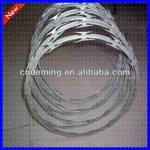 SGS/CE/ISO9001 galvanized razor barbed wire