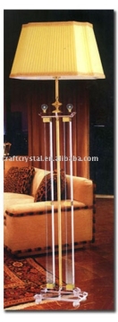 yellow crystal floor lamp