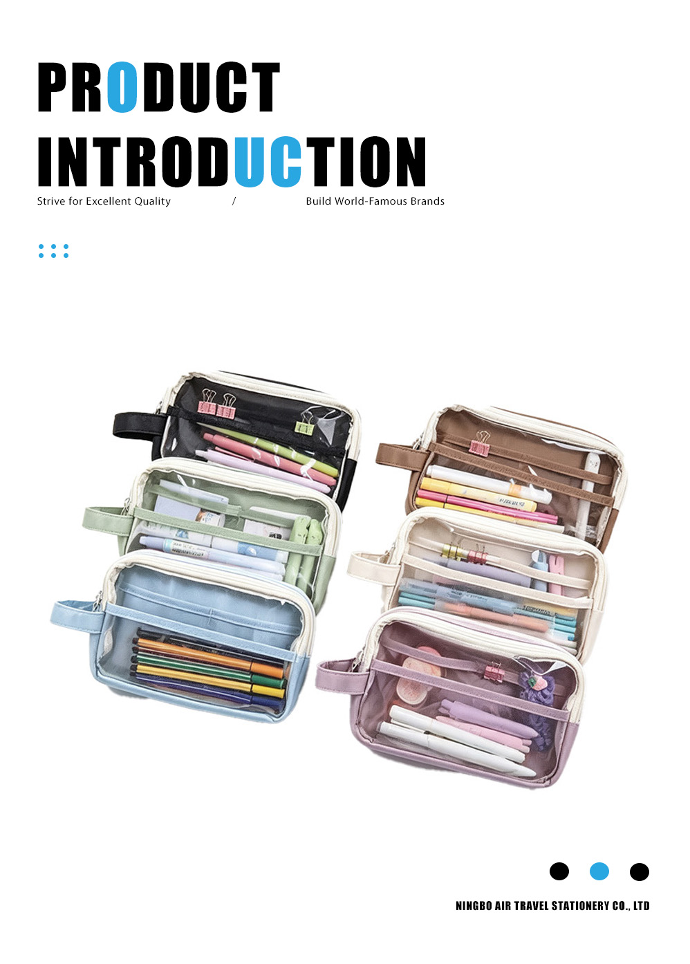 Five-layer large-capacity transparent pencil case(1)