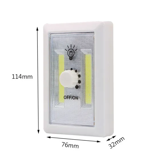 HENGBO- Dimmer COB Cordless Switch Light with magnets and loops