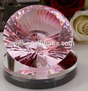 Wedding gift high quality pink crystal diamond