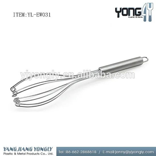 Yongly stainless steel durable manual egg whisk
