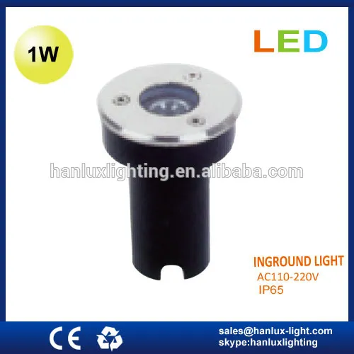 1W IP65 high power led underground light
