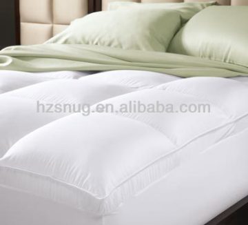 Synthetic downlike Dual Chamber with white duck filling Mattress Topper