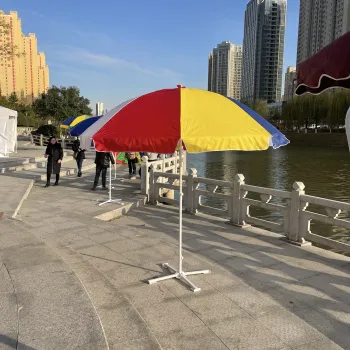 Sun Smart Promotional Umbrella: High Quality Custom Design Beach Umbrella with Logo Print