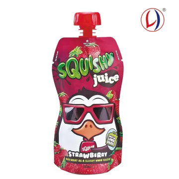 Child-Safe Die Cut Shape Standing Pouch with Choke Proof Cap for Baby Foods