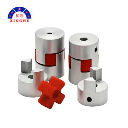 Flexible Coupling Jaw Type Set Screw Aluminum Zero Backlash Spider Jaw Coupling