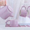 Cute Tea Mug Ceramic Coffee Cup Porcelain Coffee Set Teapot Set Cappuccino Latte Cups