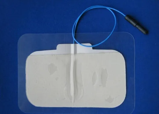 Esu Electrosurgical Disposable Ground Pads With Transparent Release Paper,  White Grounding Pad