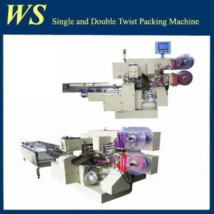 Double Twist Candy Sweet Confectionery Wrapping Machine
