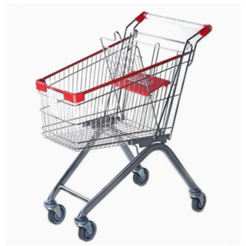 Asian Metal Shopping Trolley for Supermarket
