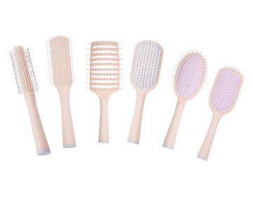 Custom Pink Nylon Short Hair Brush for Barber Salon
