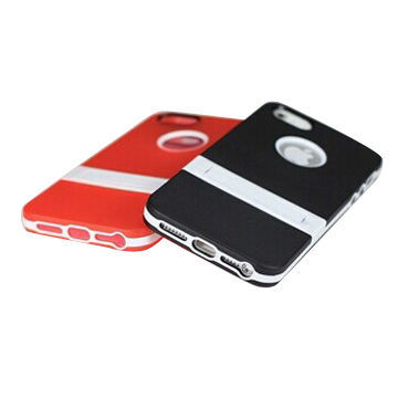 TPU Soft Stand Kickstand Case Cover for iPhone 5/5S