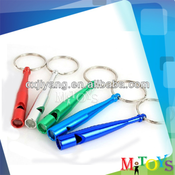 MITOY New Colorful Survival Aluminum Long Metal Whistle for Promotion