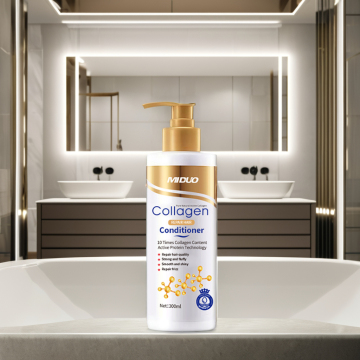 Acondicionador de cabello Miduo OEM Factory Wholesales para mujeres - 300 ml 500 ml de colágeno natural para la pérdida y crecimiento del cabello