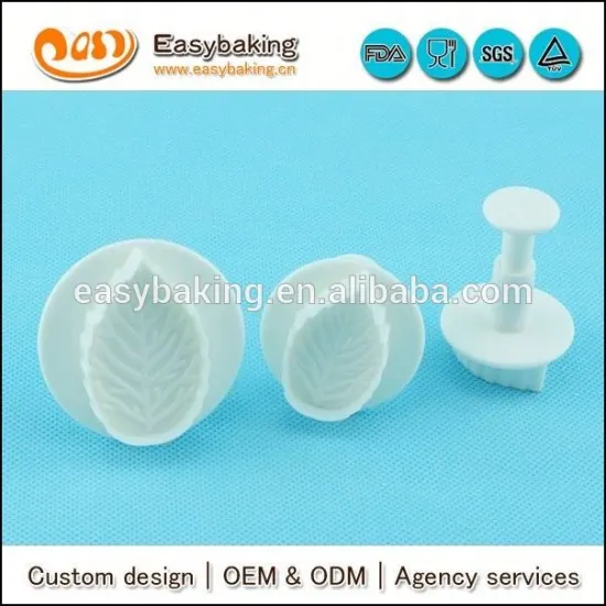 Cake Decorating Tools Rose Leaf Plunger Cutter Fondant Cutter