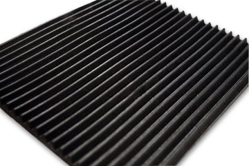 Corrugated Fine Ribbed Rubber Sheet Roll 3mm/6mm