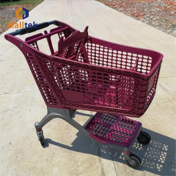 Convenience Store 130L Plastic Shopping Cart